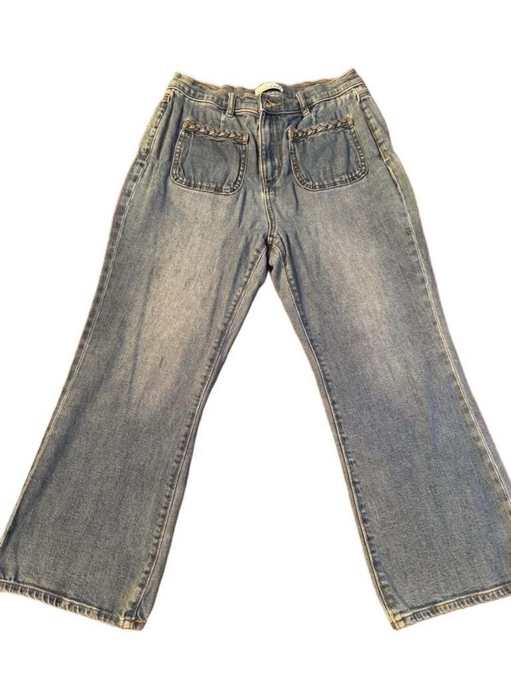 Loft Denim Jeans Blue Braided Pockets h 1508